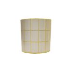 21x31 paper labels, three rows of printed labels